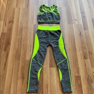 Sports Bra and Leggings Set